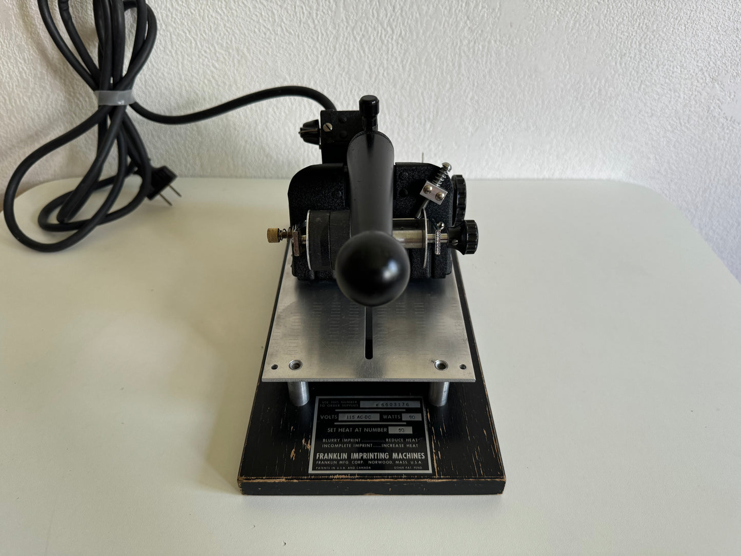 FRANKLIN Hot Foil Stamping And Embossing Machine