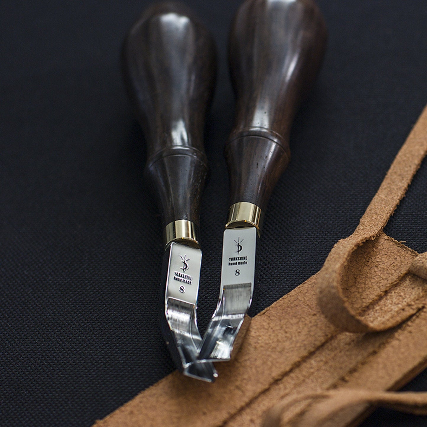 6mm and 8mm Edge Skiving Tool, Skiving Knife, Hand Working Edge Skiver Tool, Leather Working Tool, Edge skiving toolYorkshine