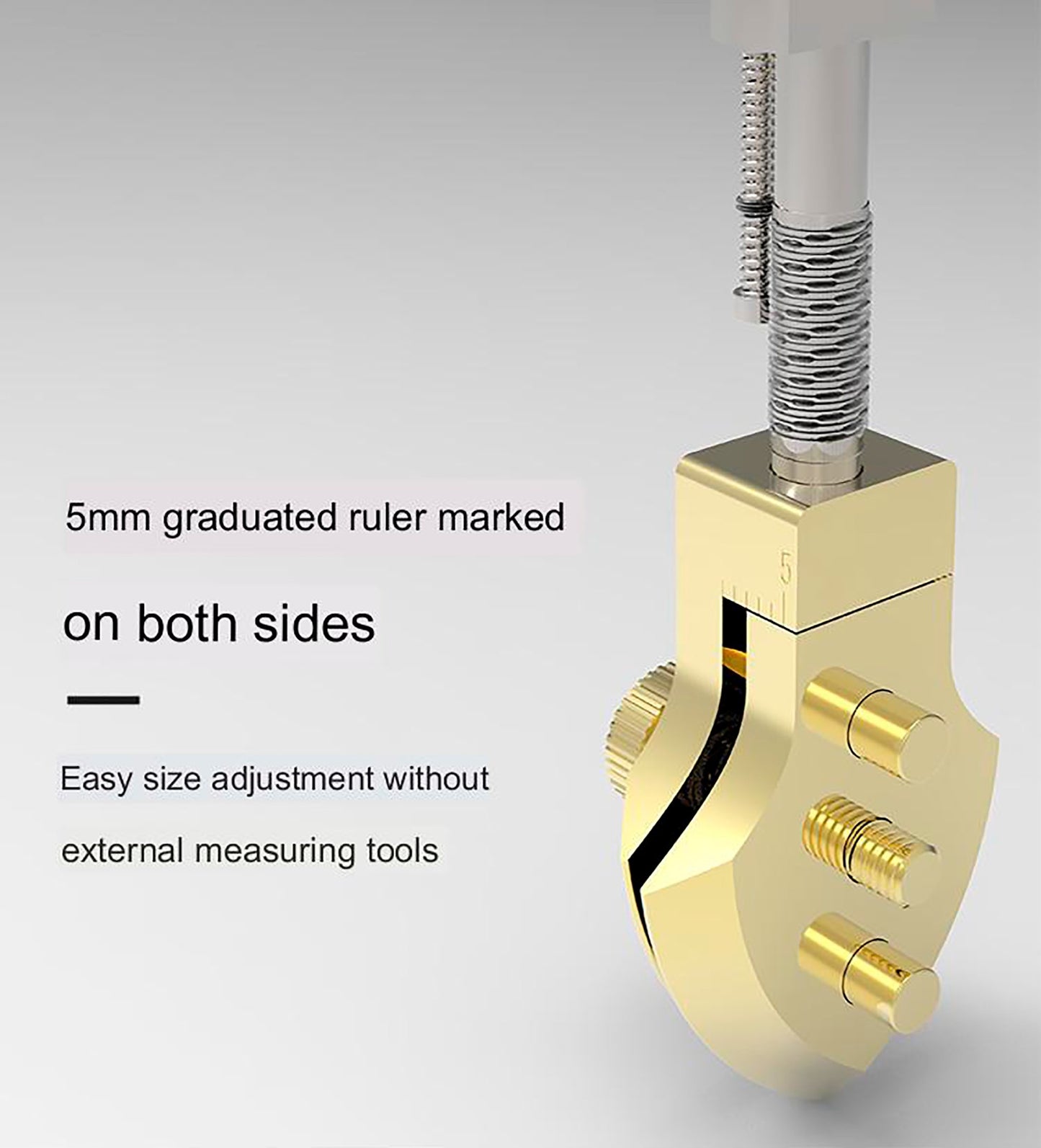 Adjustable Edger, Electric Creaser Adjustable Tip, Adjustable Creasing Iron, Edge Creaser, Stitching Creaser, Adjustable Edge Groover Electric Creaser TipsDupin