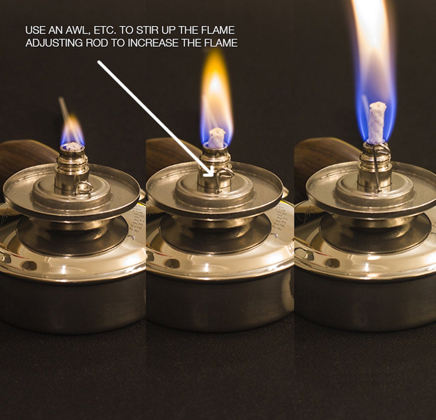 Adjustable Flame Leathercraft Alcohol Lamp, Decorative Leather Edge Creasing Tools Heating Lamp Alcohol lampYorkshine