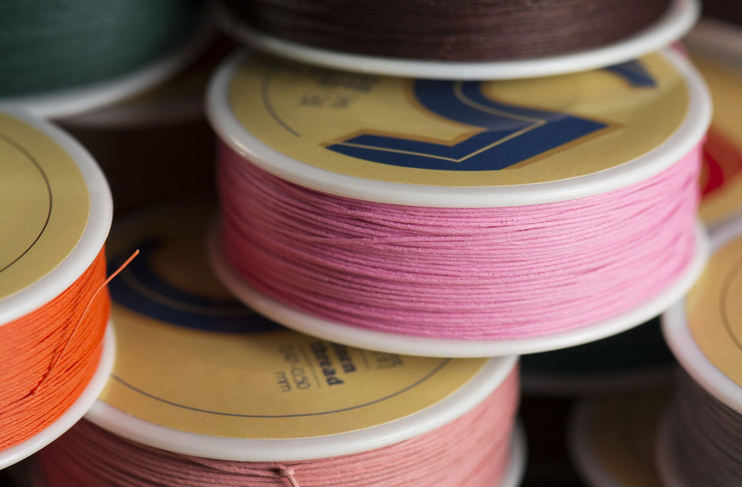 Famous ZJ#0 0.32-0.35mm Linen Waxed Threads For Handmade Letherwork, Thread For Leather, Sewing Thread ThreadsZJ