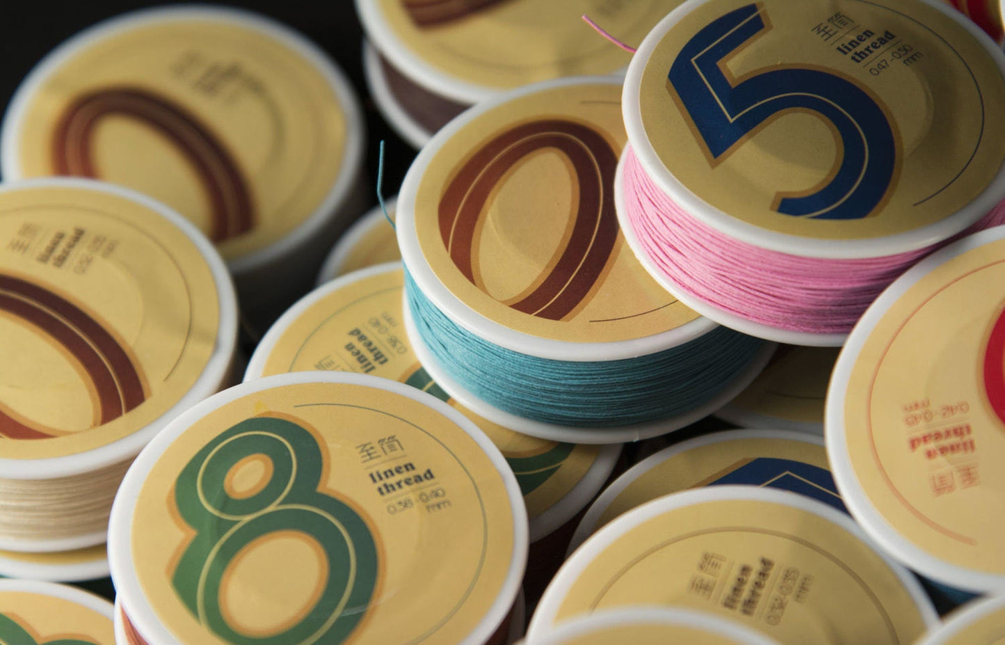 Famous ZJ#6 0.42-0.45mm Linen Waxed Threads For Handmade Letherwork, Thread For Leather, Sewing Thread ThreadsZJ