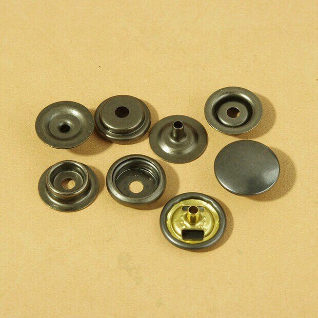 Japan imported 15,4mm YKK PERMEX four parts ring-spring button, Snap Button, Brass Button, Snaps Snap ButtonsYKK