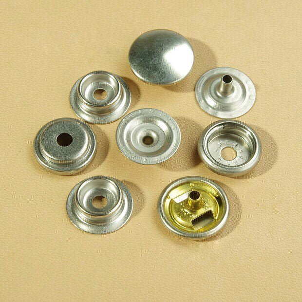 Japan imported 15,4mm YKK PERMEX four parts ring-spring button, Snap Button, Brass Button, Snaps Snap ButtonsYKK
