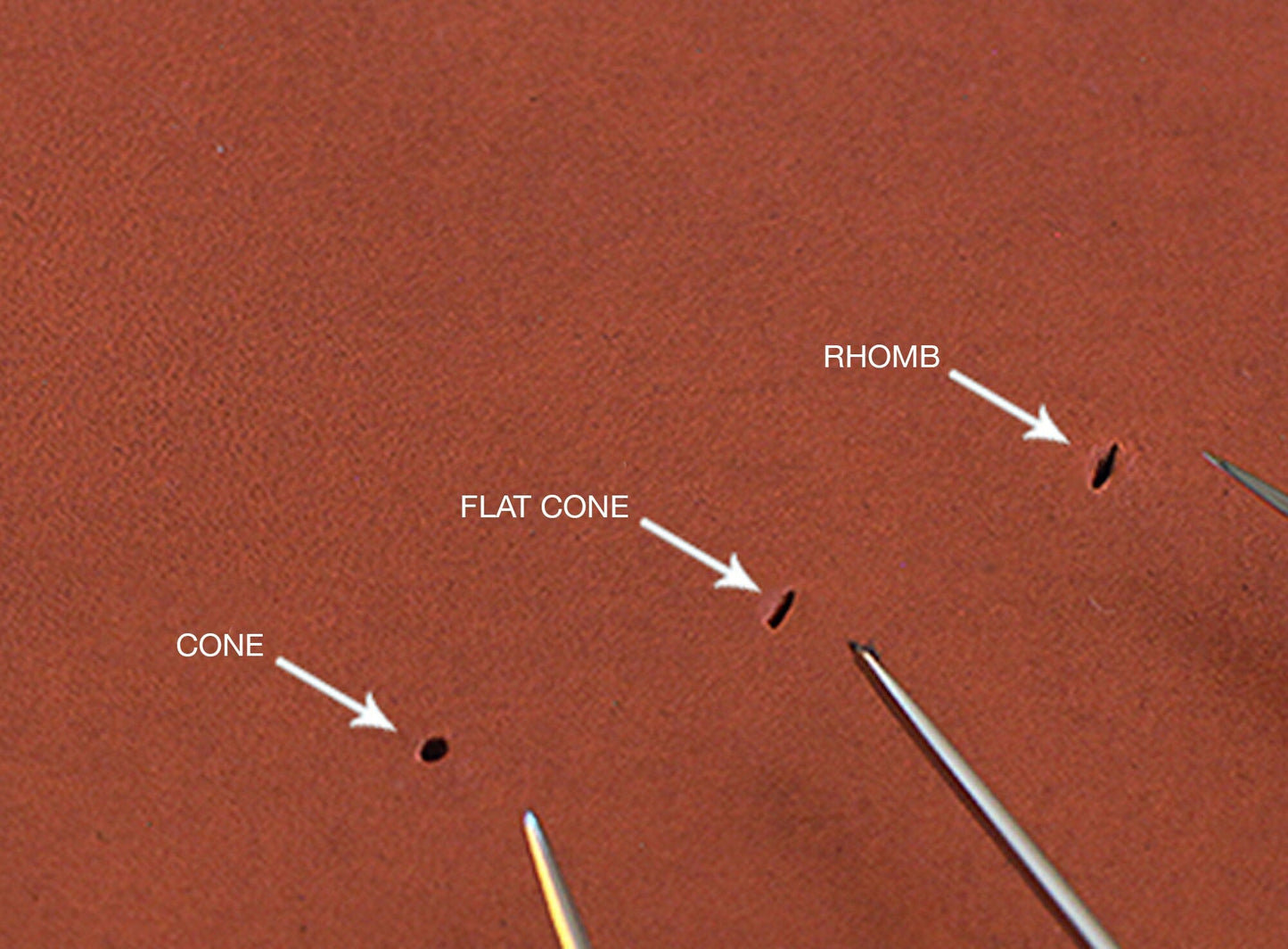 Leather Sewing T-Shaped Awl, Rounded, Flat And Rhombus Style Stitching Awl awlYorkshine