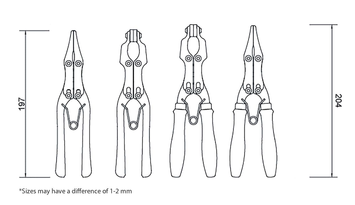 Parallel Clamping Pliers Leather Craft Tools Stitching Press Tool Leather Craft Pliers Parallel Clamping PliersNattools