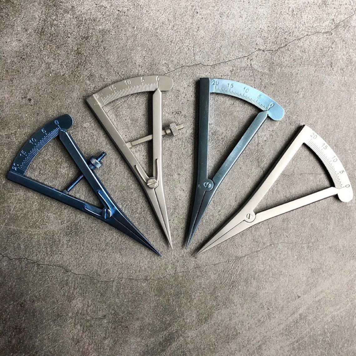Unique Wing Divider Leather Craft Scratch Leathercraft Adjustable Compass Leather Marking Tool Saddlers Scorer DIY Tools Wing DividerCharismaleathertools