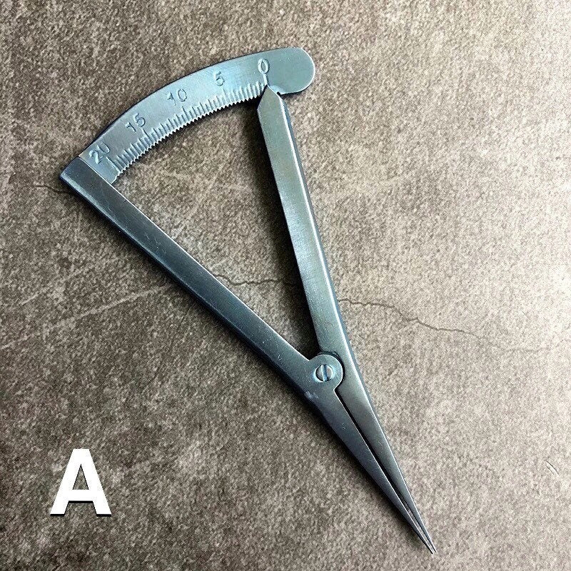 Unique Wing Divider Leather Craft Scratch Leathercraft Adjustable Compass Leather Marking Tool Saddlers Scorer DIY Tools Wing DividerCharismaleathertools