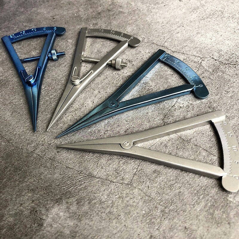Unique Wing Divider Leather Craft Scratch Leathercraft Adjustable Compass Leather Marking Tool Saddlers Scorer DIY Tools Wing DividerCharismaleathertools