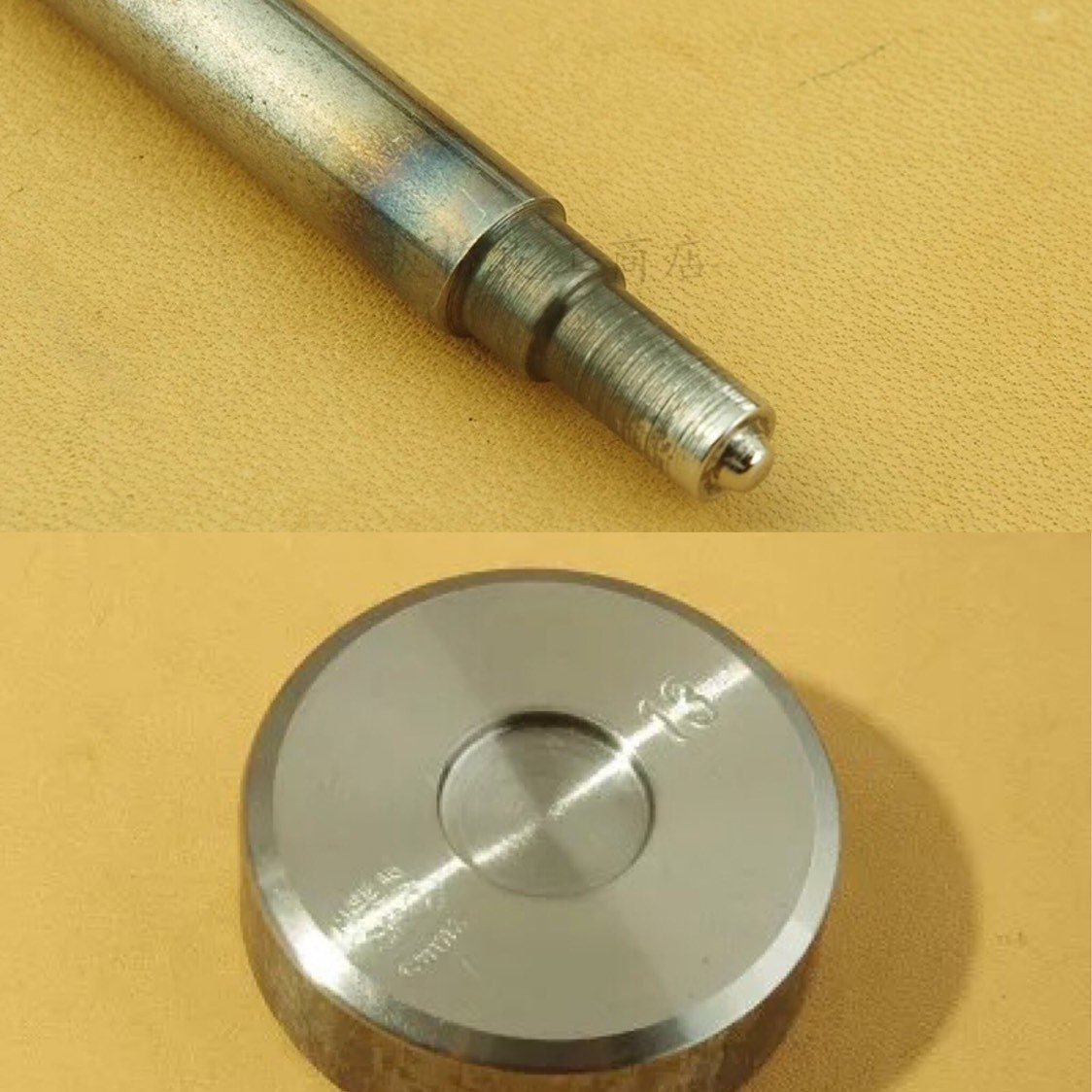 YKK PERMEX 13 mm installing tools set for four parts ring-spring button, Snap Button, Brass Button, Snaps Installing toolsCharismaleathertools