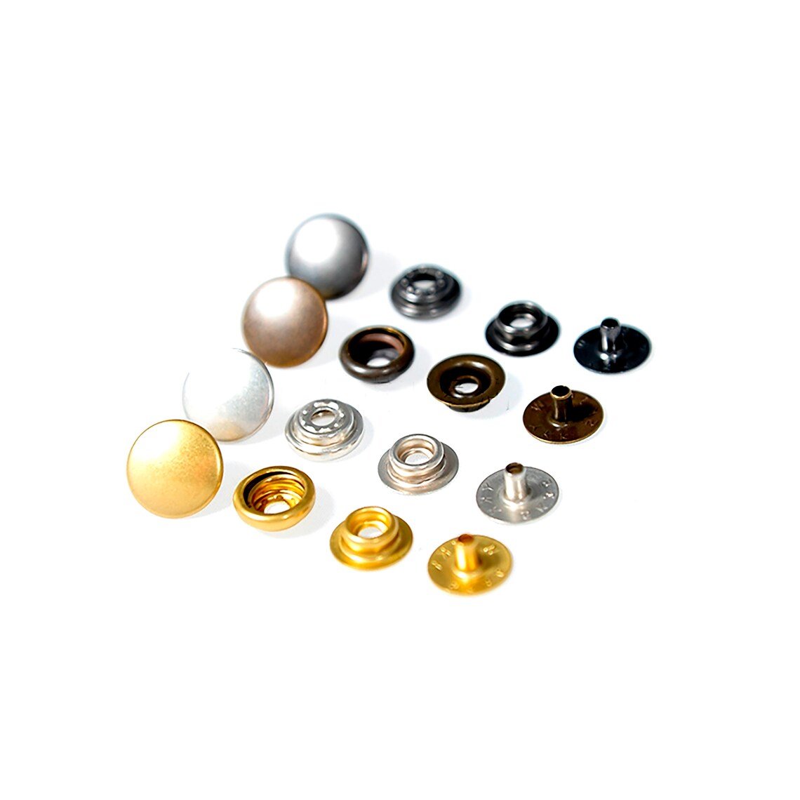 YKK SK35 Four Parts Ring-spring Button, Snap Button, Brass Button, Snaps, Metal Snap Snap ButtonsYKK