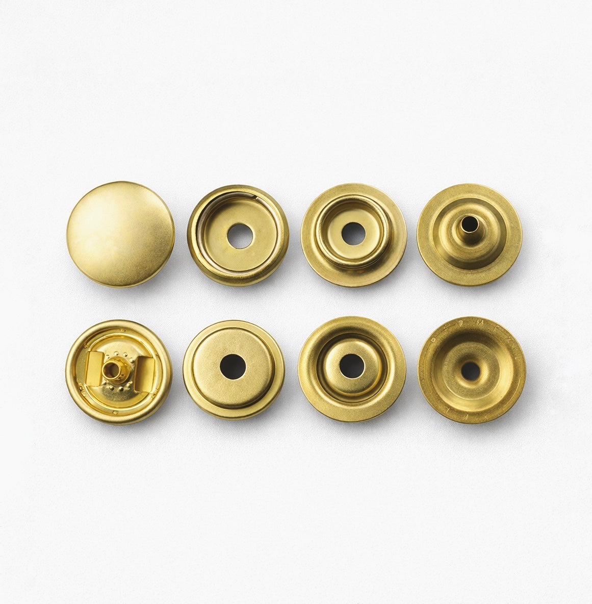 Japan imported 15,4mm YKK PERMEX L four parts ring-spring button, Snap Button, Brass Button, Snaps