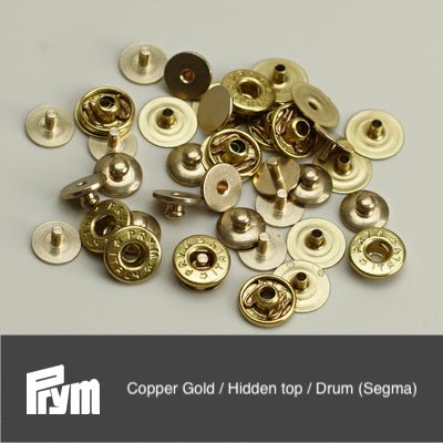 Italian 9.7mm PRYM (ex. Fiocchi) four-part S-spring snap buttons ...