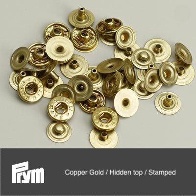 Italian 9.7mm PRYM (ex. Fiocchi) four-part S-spring snap buttons ...