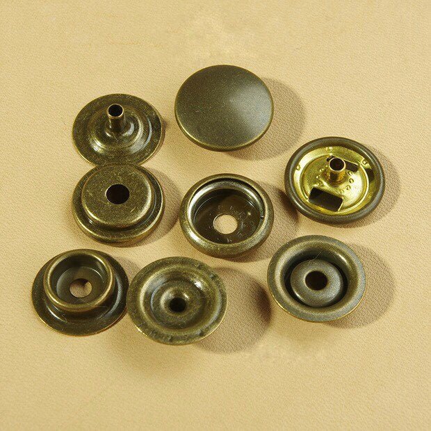 Japan imported 15,4mm YKK PERMEX four parts ring-spring button, Snap Button, Brass Button, Snaps Snap ButtonsYKK